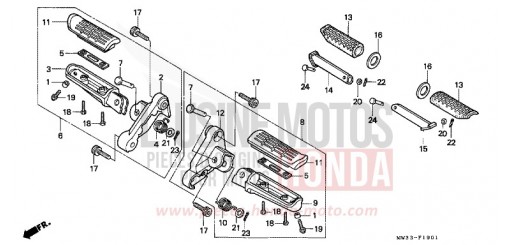 STUFE (CB750F2) CB750F2T de 1996